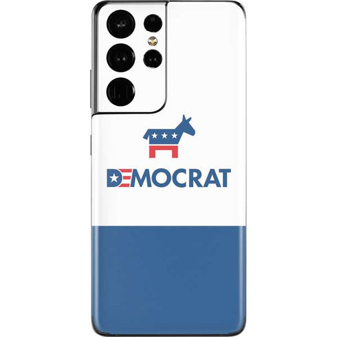 Democrat Blue And Red Galaxy S21 Ultra 5G Skin
